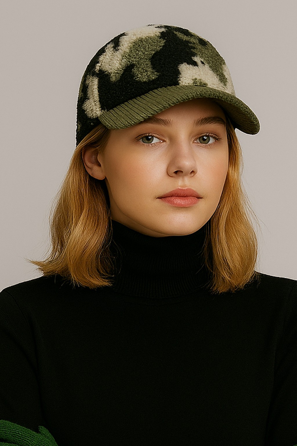 Camouflage Print Baseball Cap - Charming Charlie