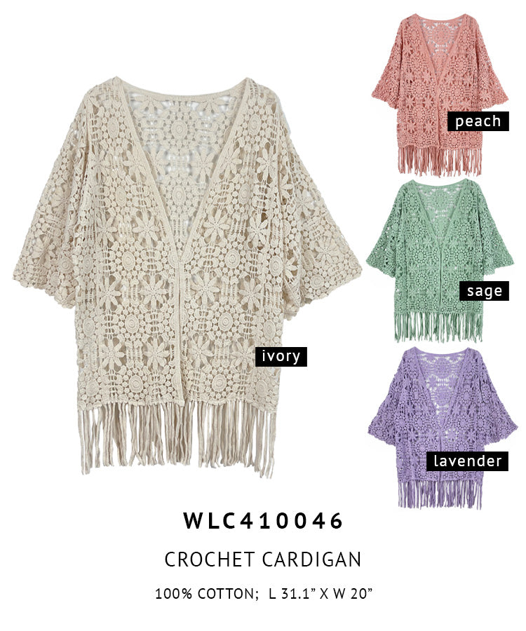 Crochet Cardigan - Charming Charlie