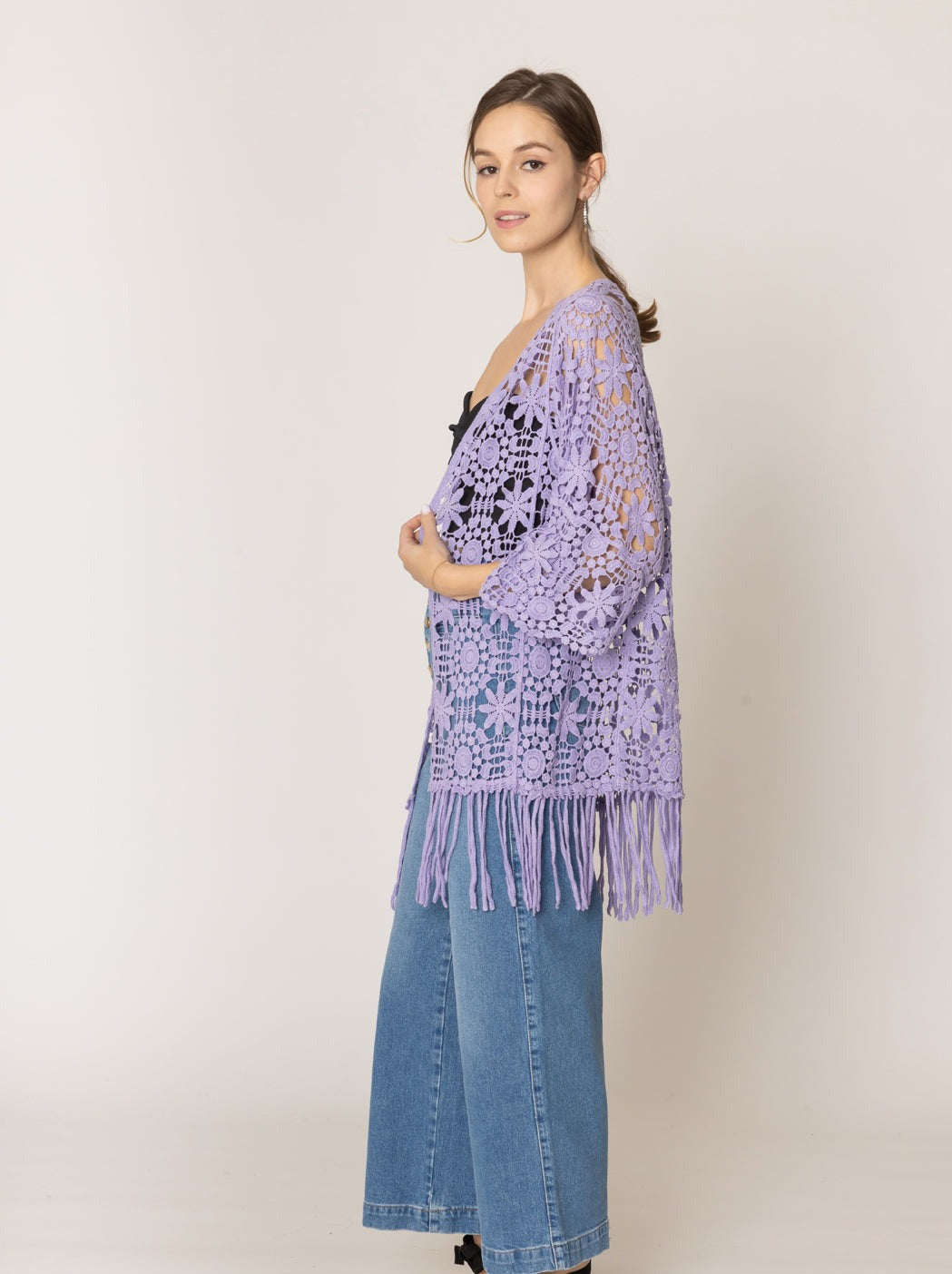Crochet Cardigan - Charming Charlie