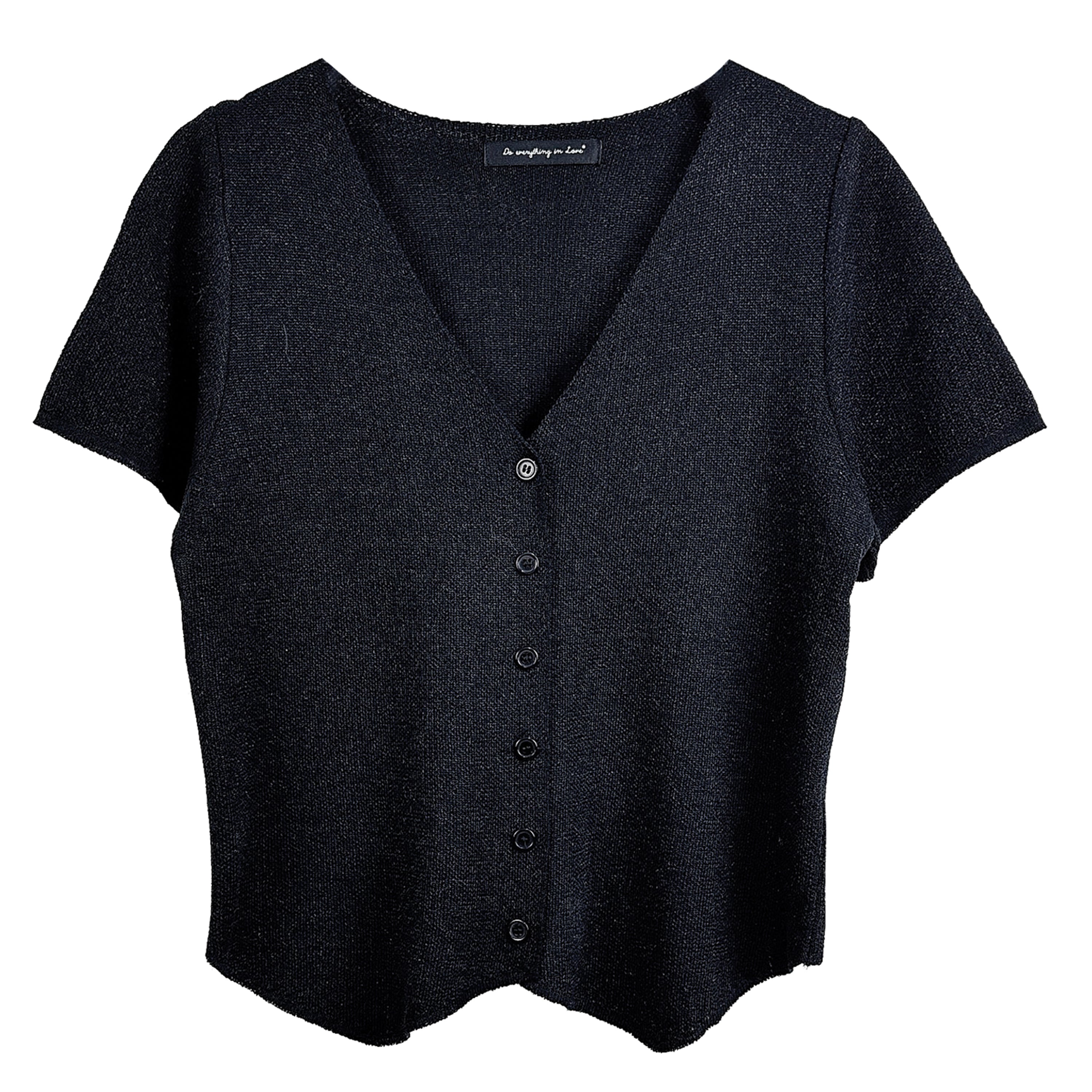Lurex Short Sleeve Cardigan - Charming Charlie