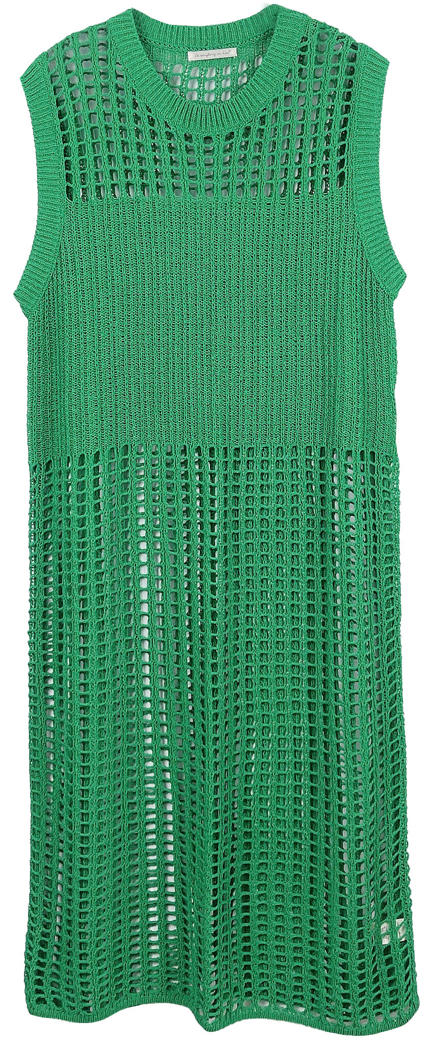 Chest Blocked Crochet Long Dress - Charming Charlie