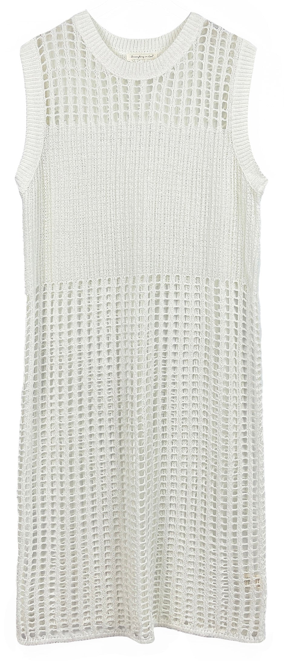 Chest Blocked Crochet Long Dress - Charming Charlie
