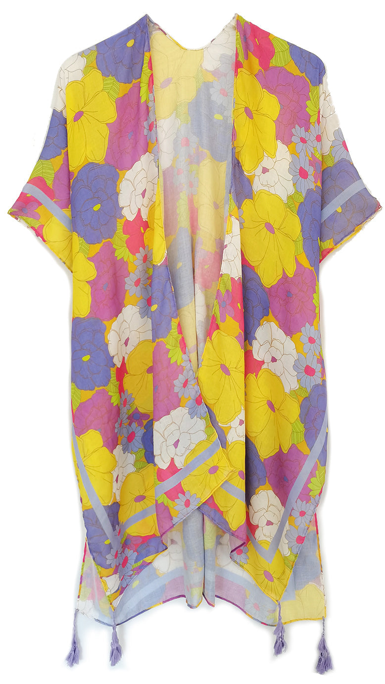 Floral Print Kimono - Charming Charlie