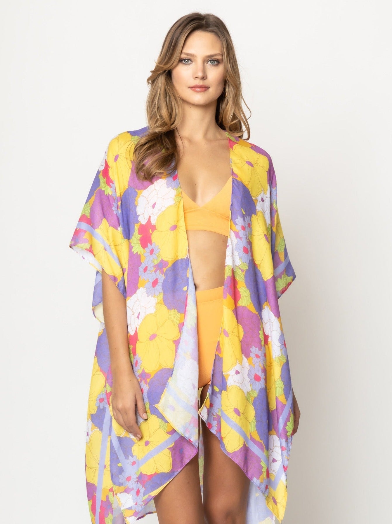 Floral Print Kimono - Charming Charlie