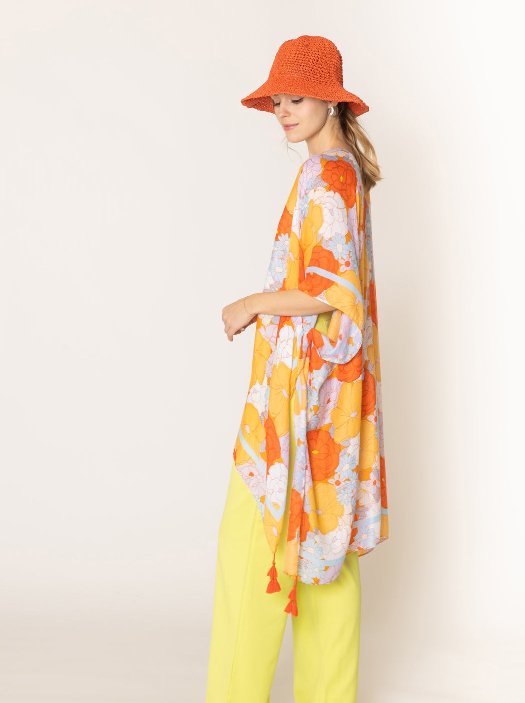 Floral Print Kimono - Charming Charlie