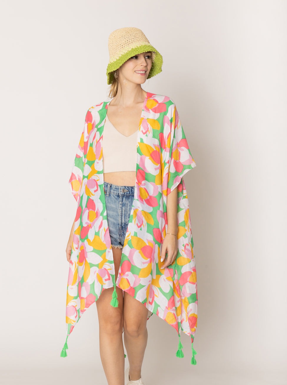 Floral Print Kimono - Charming Charlie