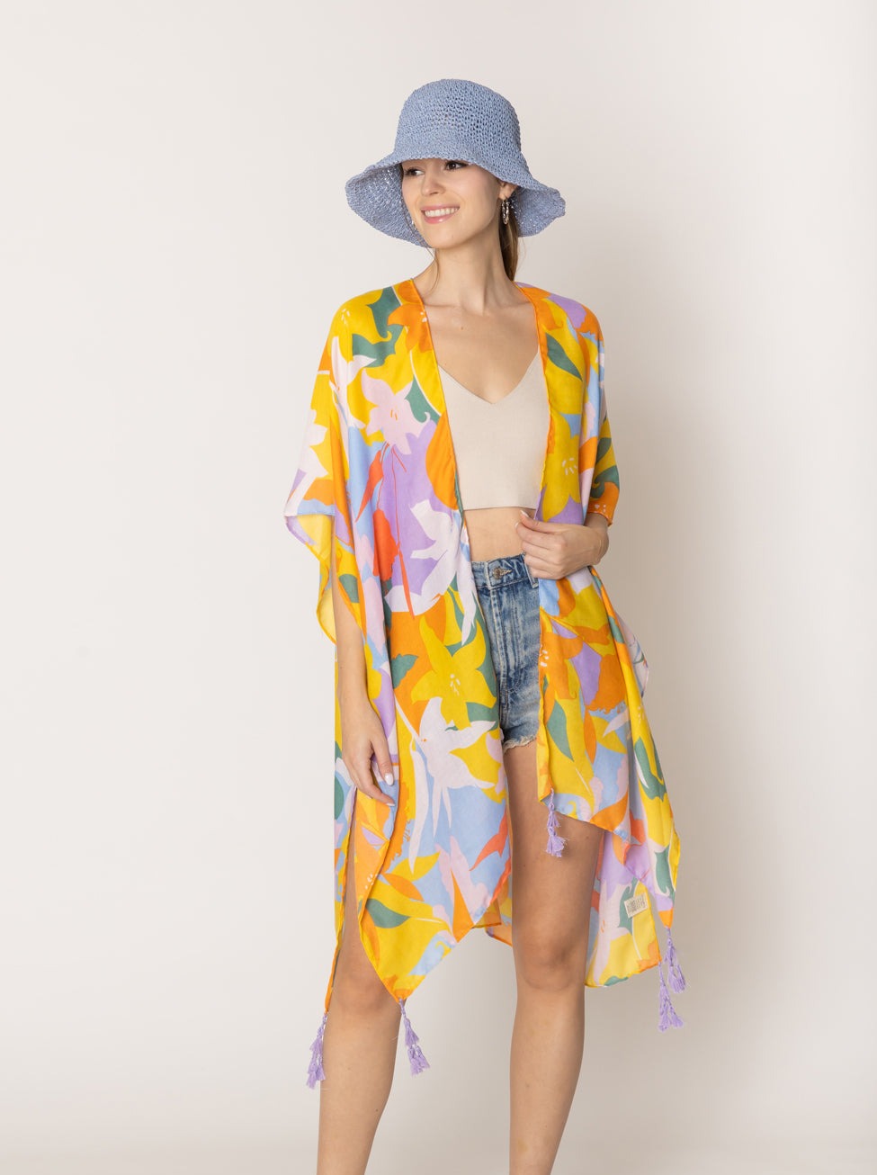 Floral Print Kimono - Charming Charlie