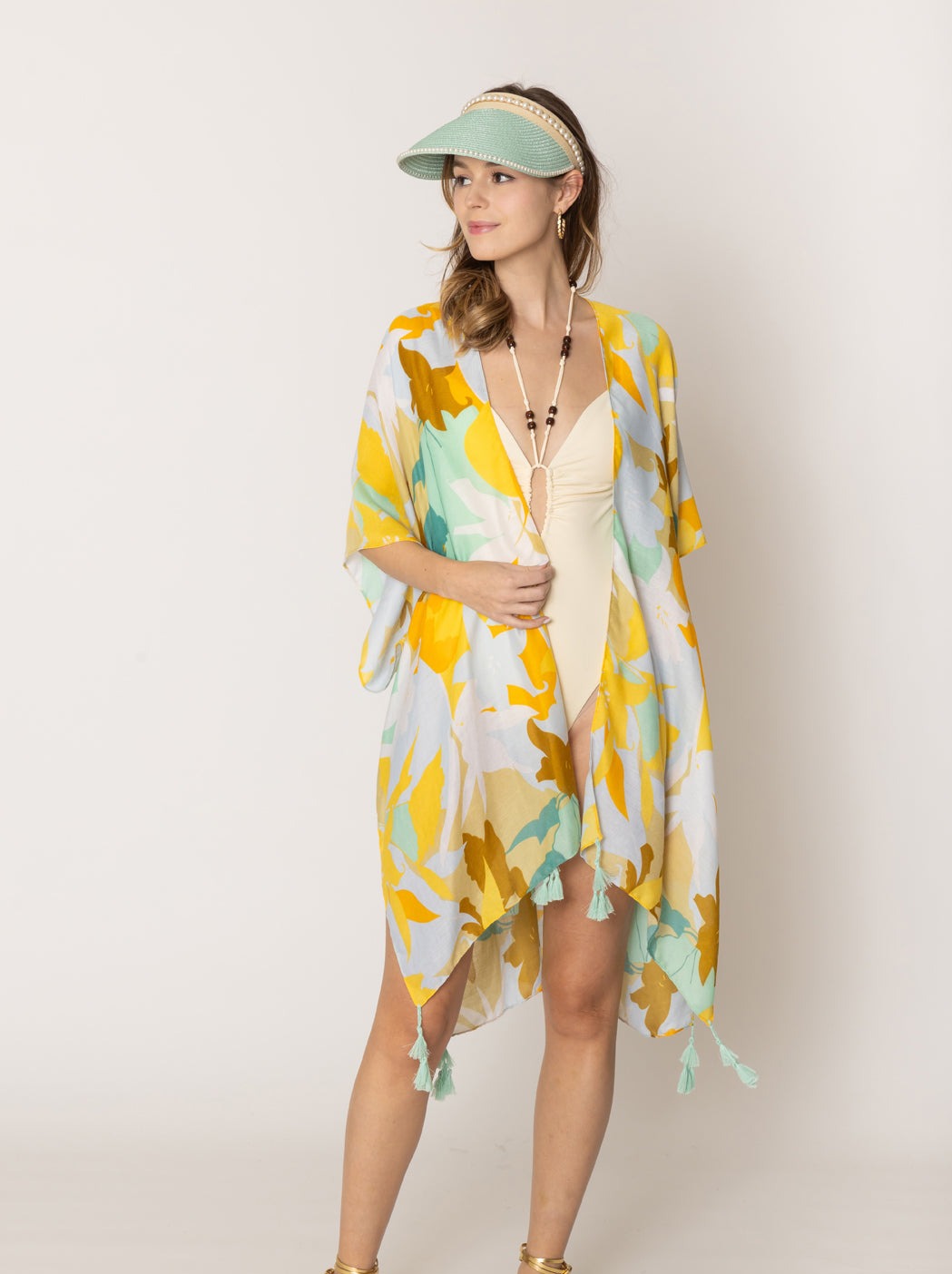 Floral Print Kimono - Charming Charlie