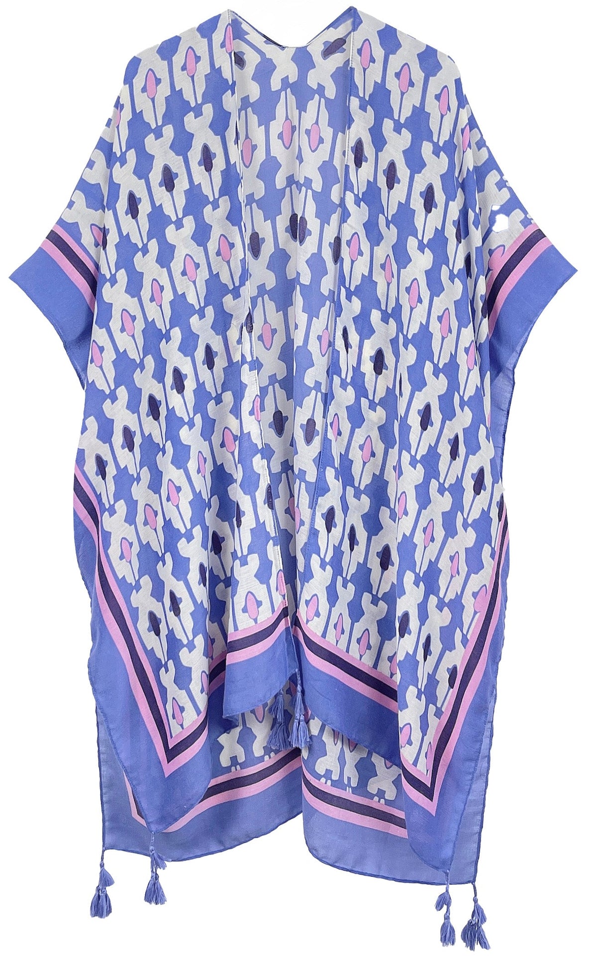 Tile Print Kimono - Charming Charlie