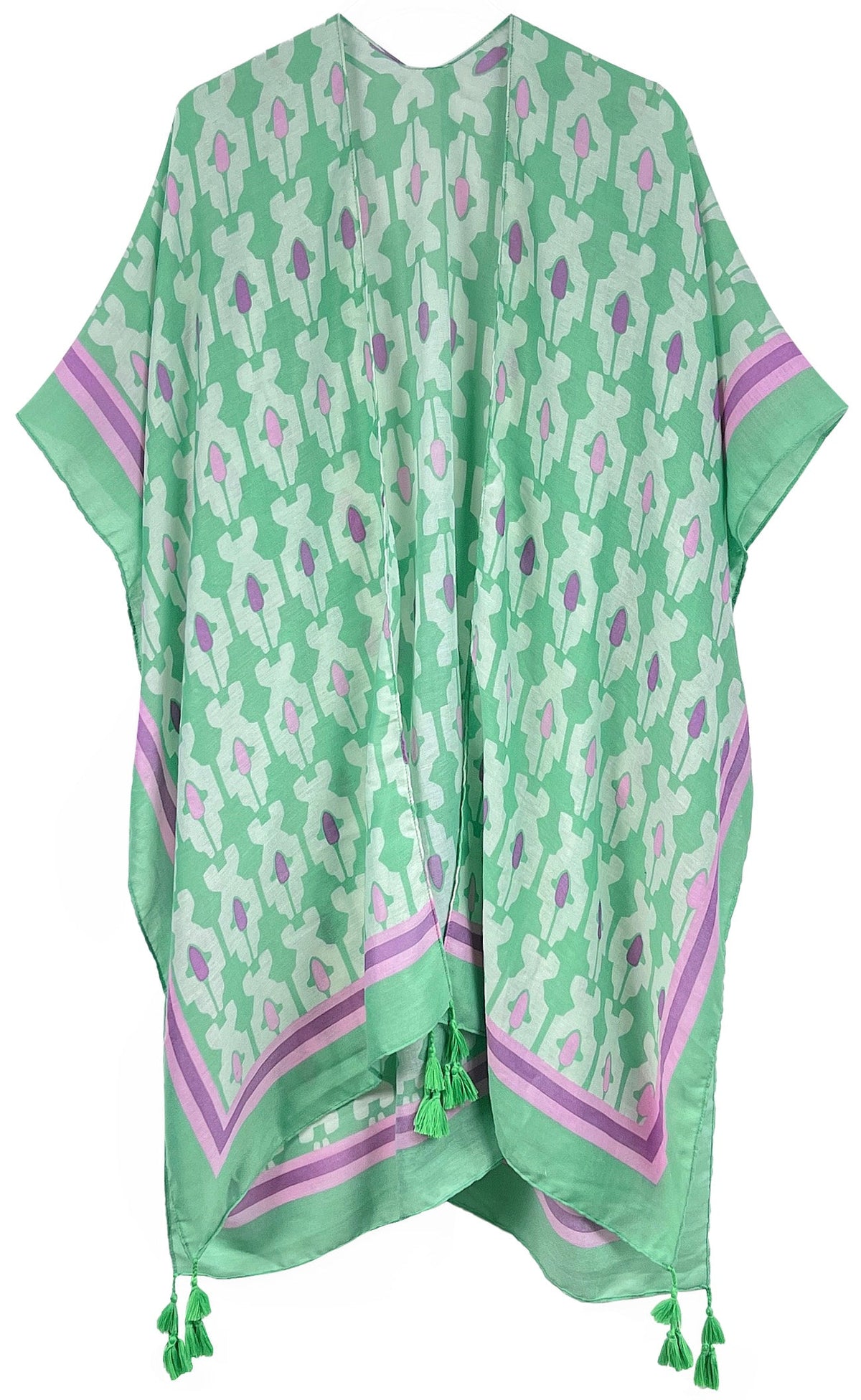 Tile Print Kimono - Charming Charlie