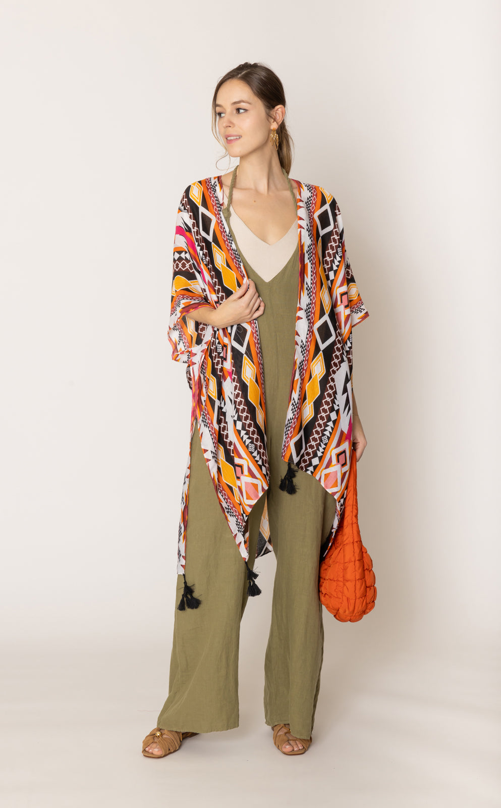 Aztec Print Kimono - Charming Charlie