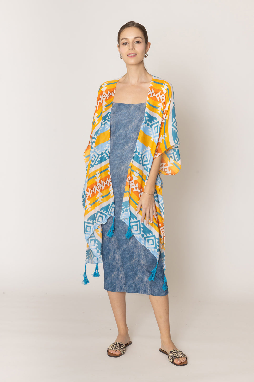Aztec Print Kimono - Charming Charlie