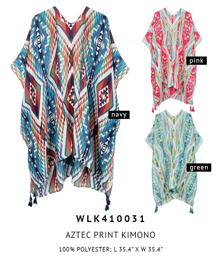 Aztec Print Kimono - Charming Charlie