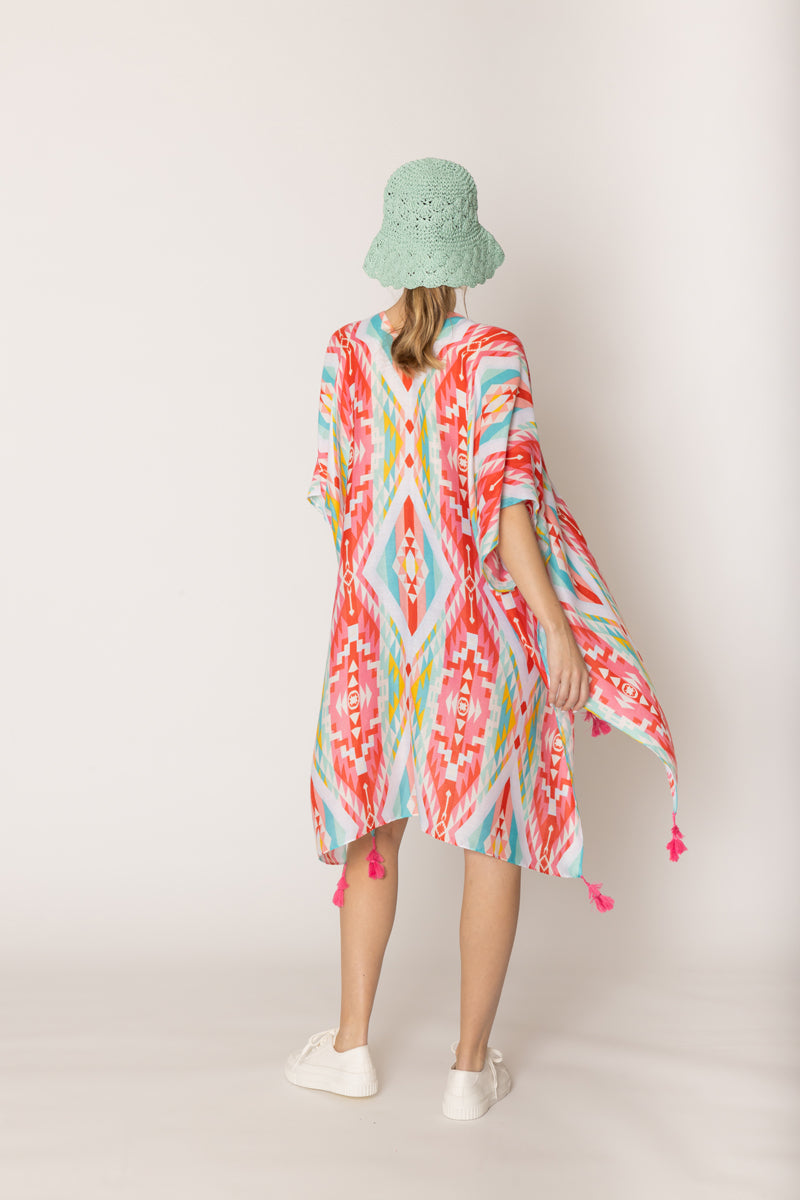 Aztec Print Kimono - Charming Charlie