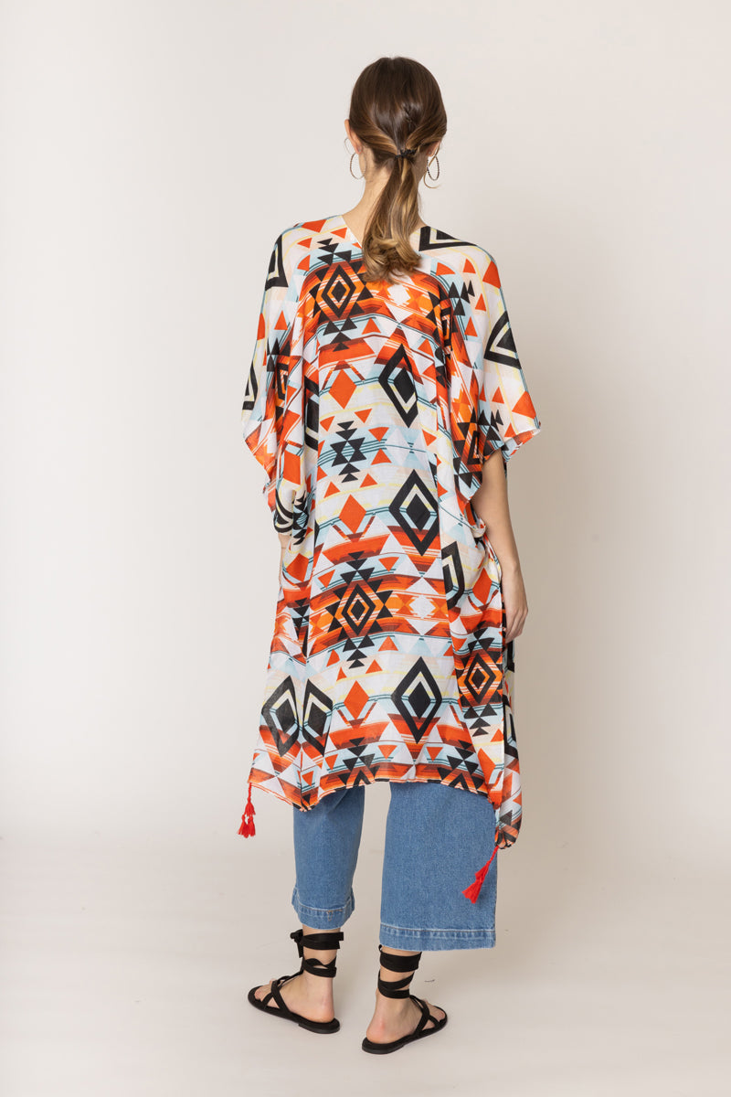 Aztec Print Kimono - Charming Charlie