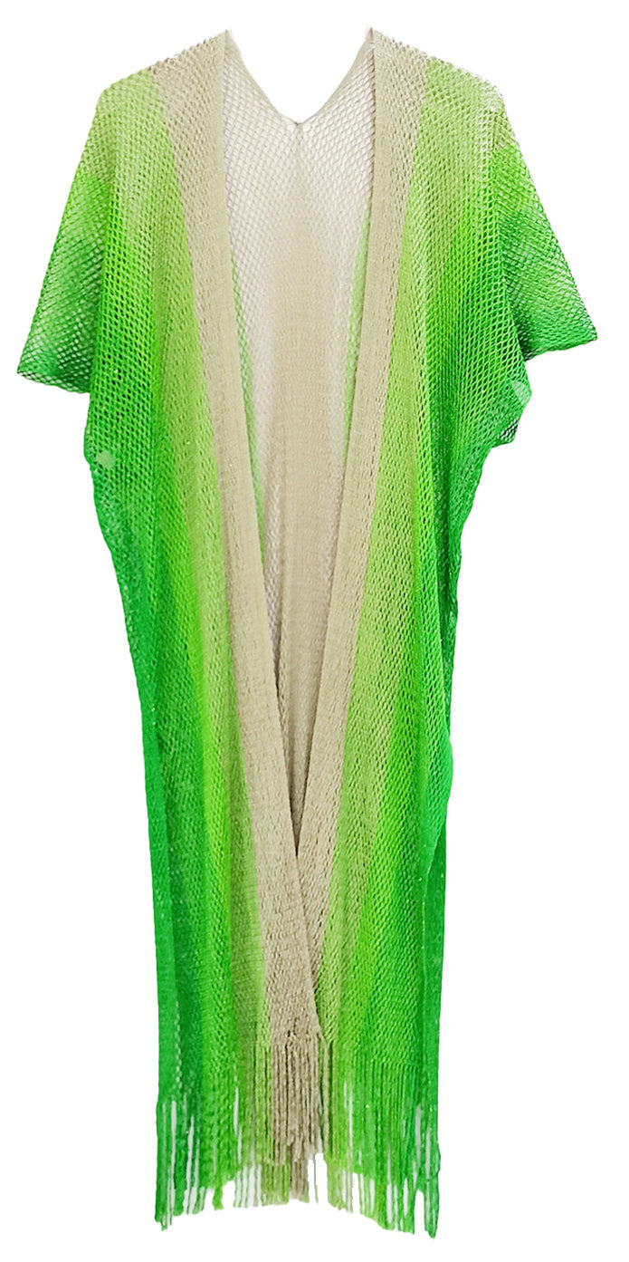 Two Tone Lurex Kimono - Charming Charlie