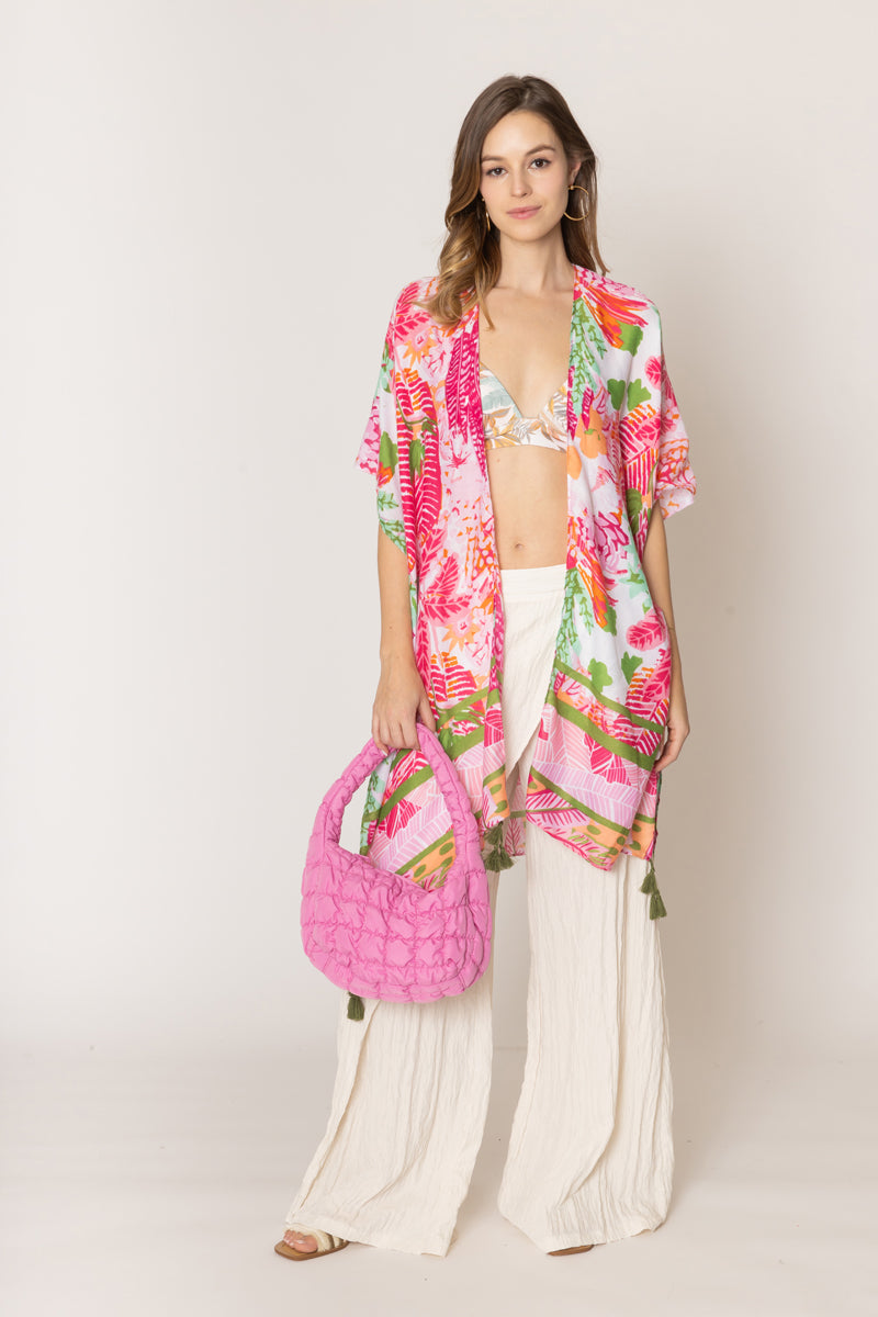 Floral Print Kimono - Charming Charlie