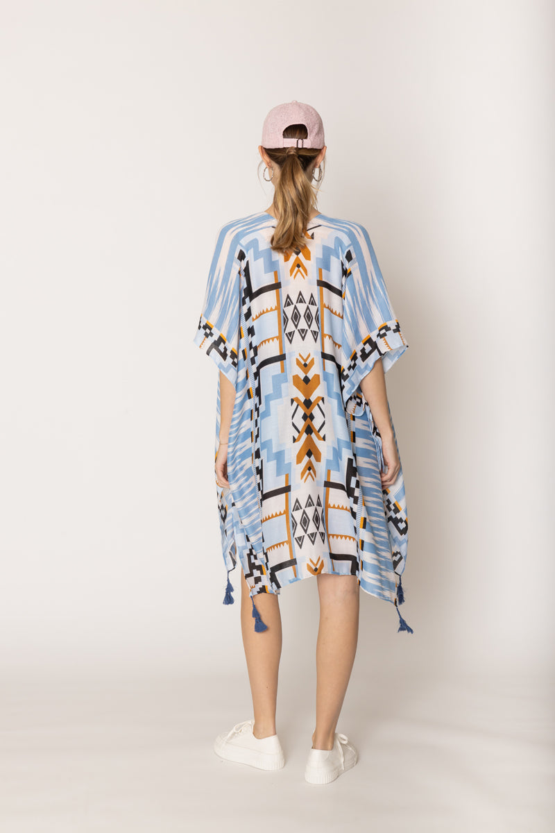 Aztec Print Kimono - Charming Charlie