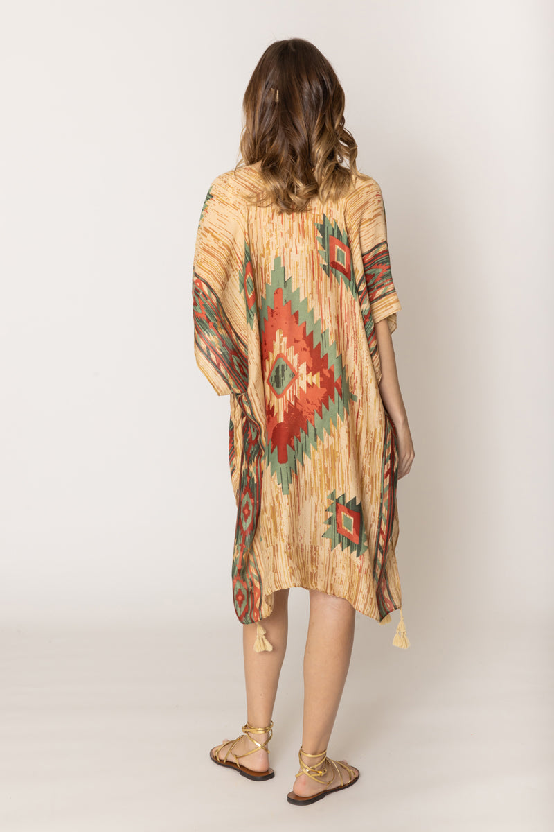 Aztec Print Kimono - Charming Charlie