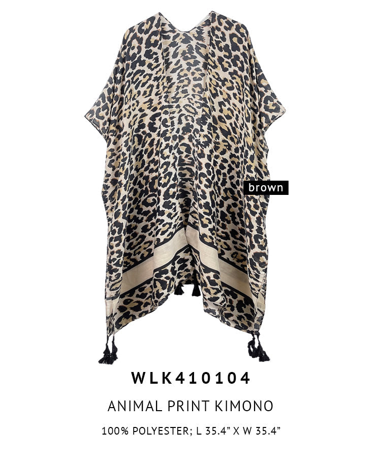 Animal Print Kimono - Charming Charlie