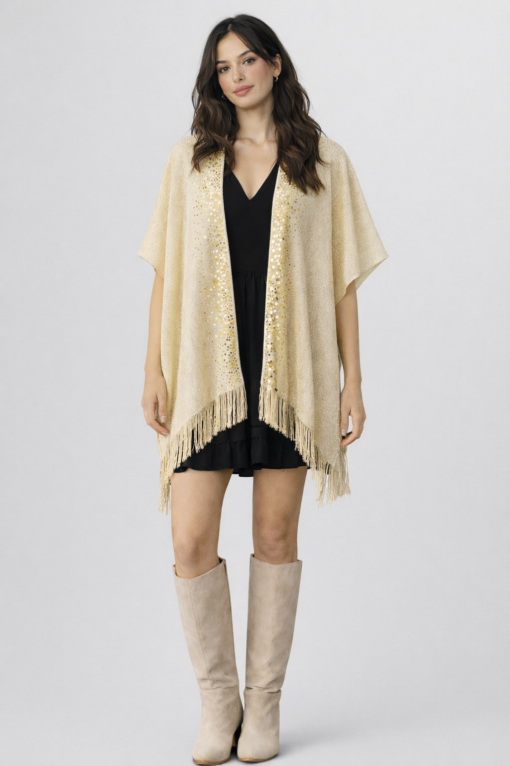 Lurex Kimono - Charming Charlie