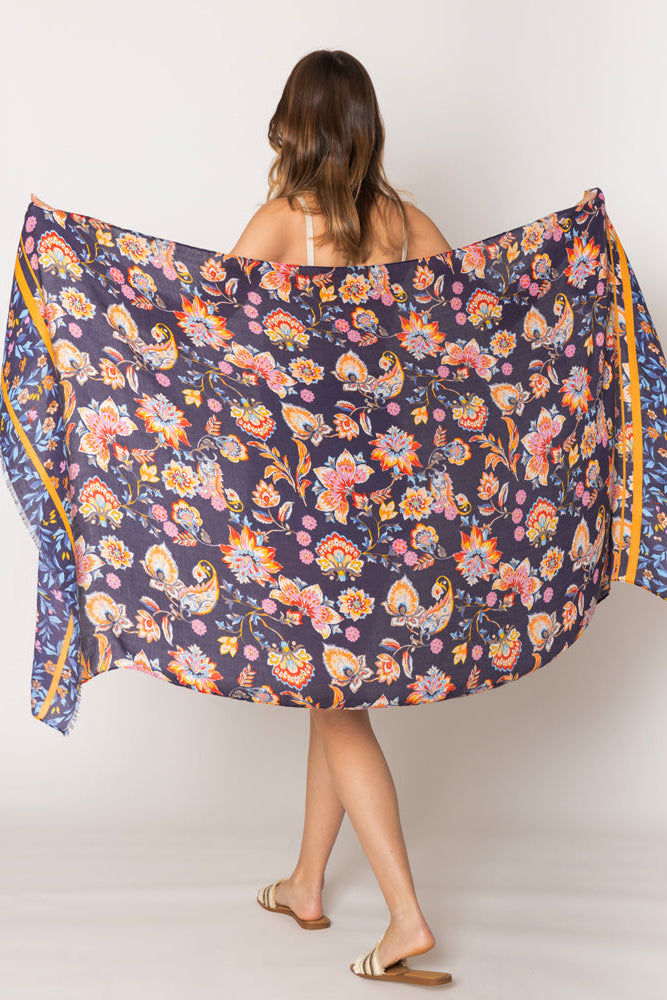 Floral Print Scarf - Charming Charlie