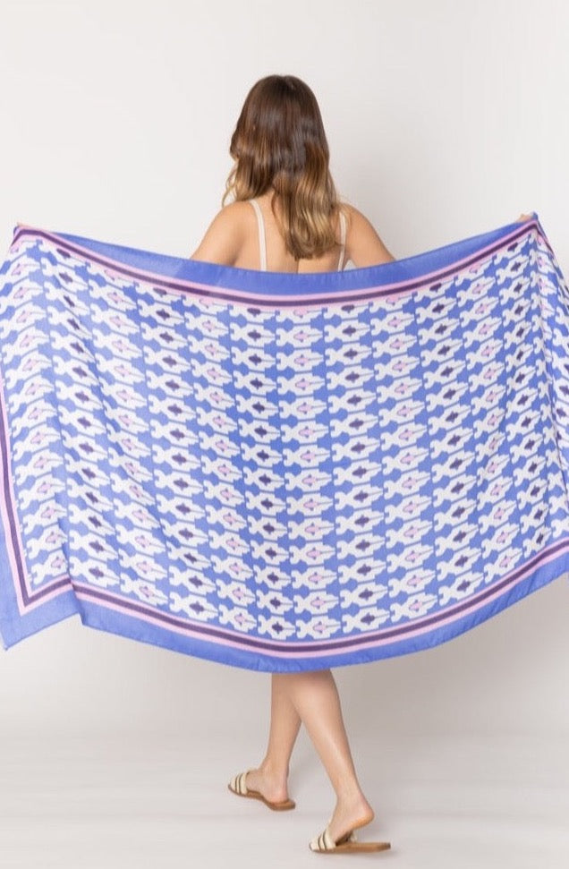Tile Print Scarf - Charming Charlie