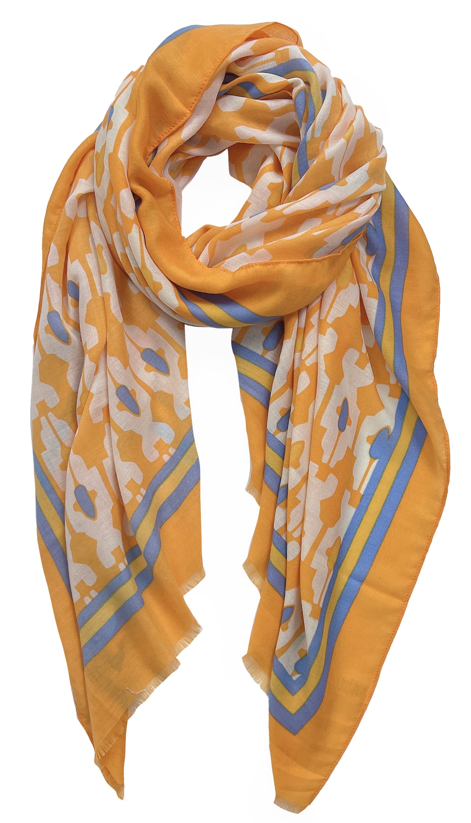 Tile Print Scarf - Charming Charlie