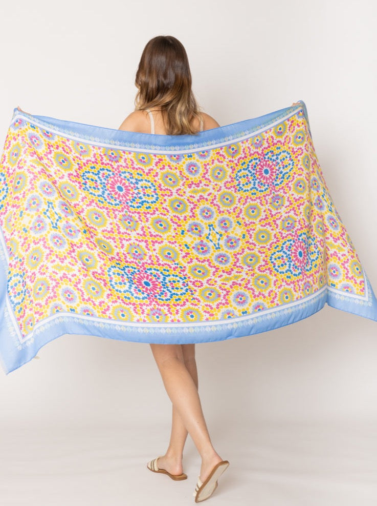 Tile Print Scarf - Charming Charlie