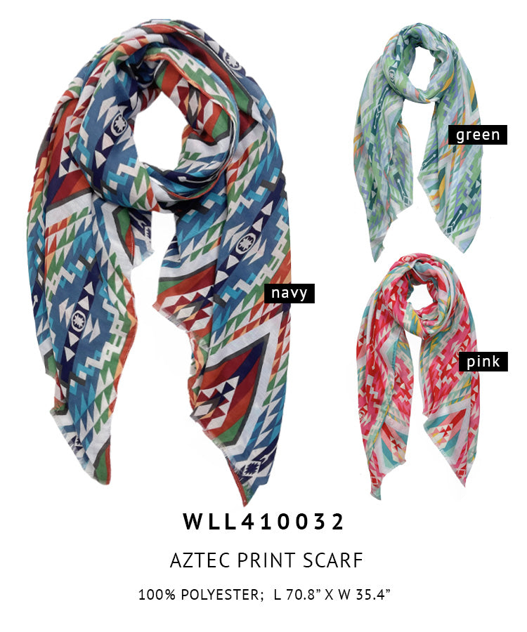 Aztec Print Scarf - Charming Charlie