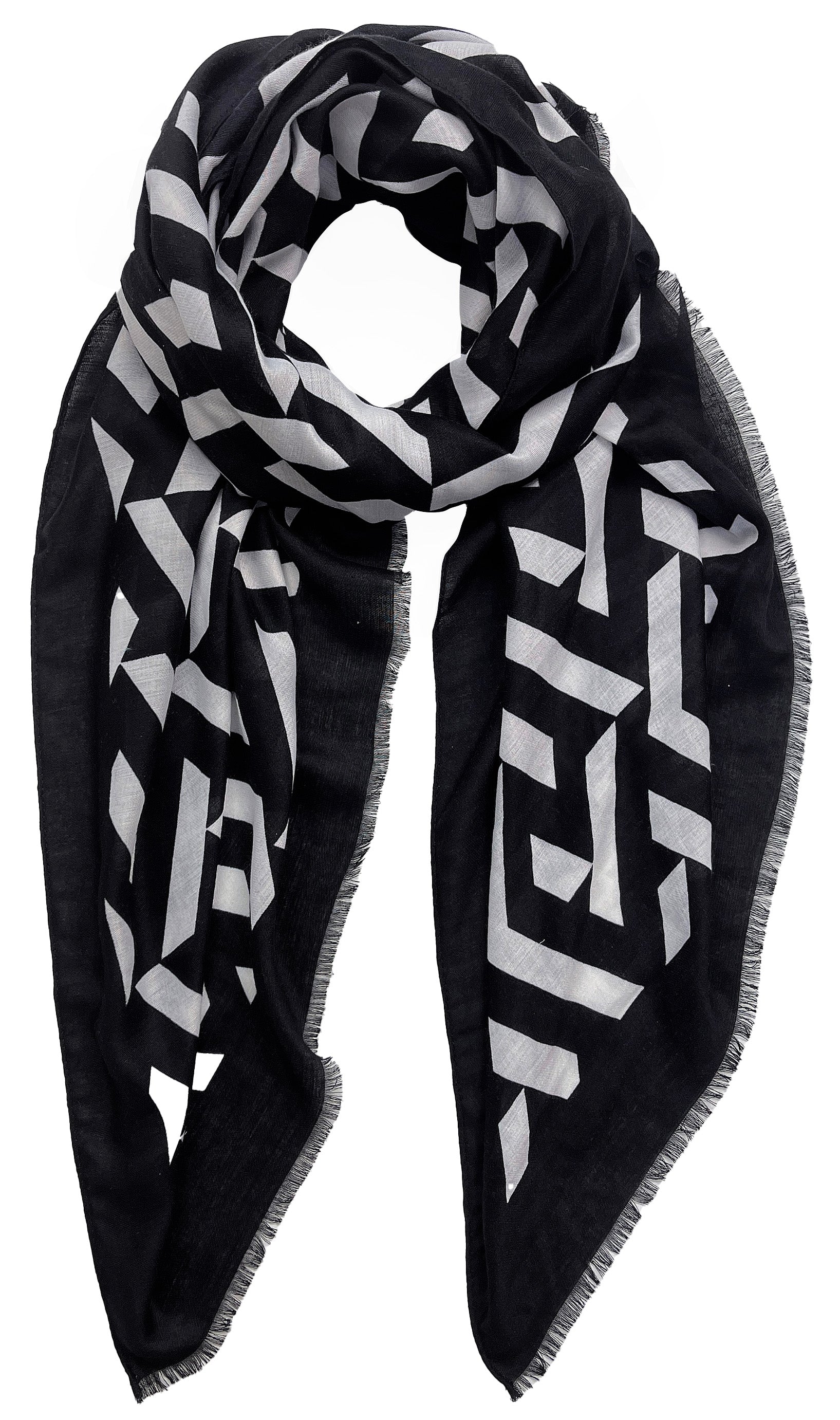 Geometric Print Scarf - Charming Charlie