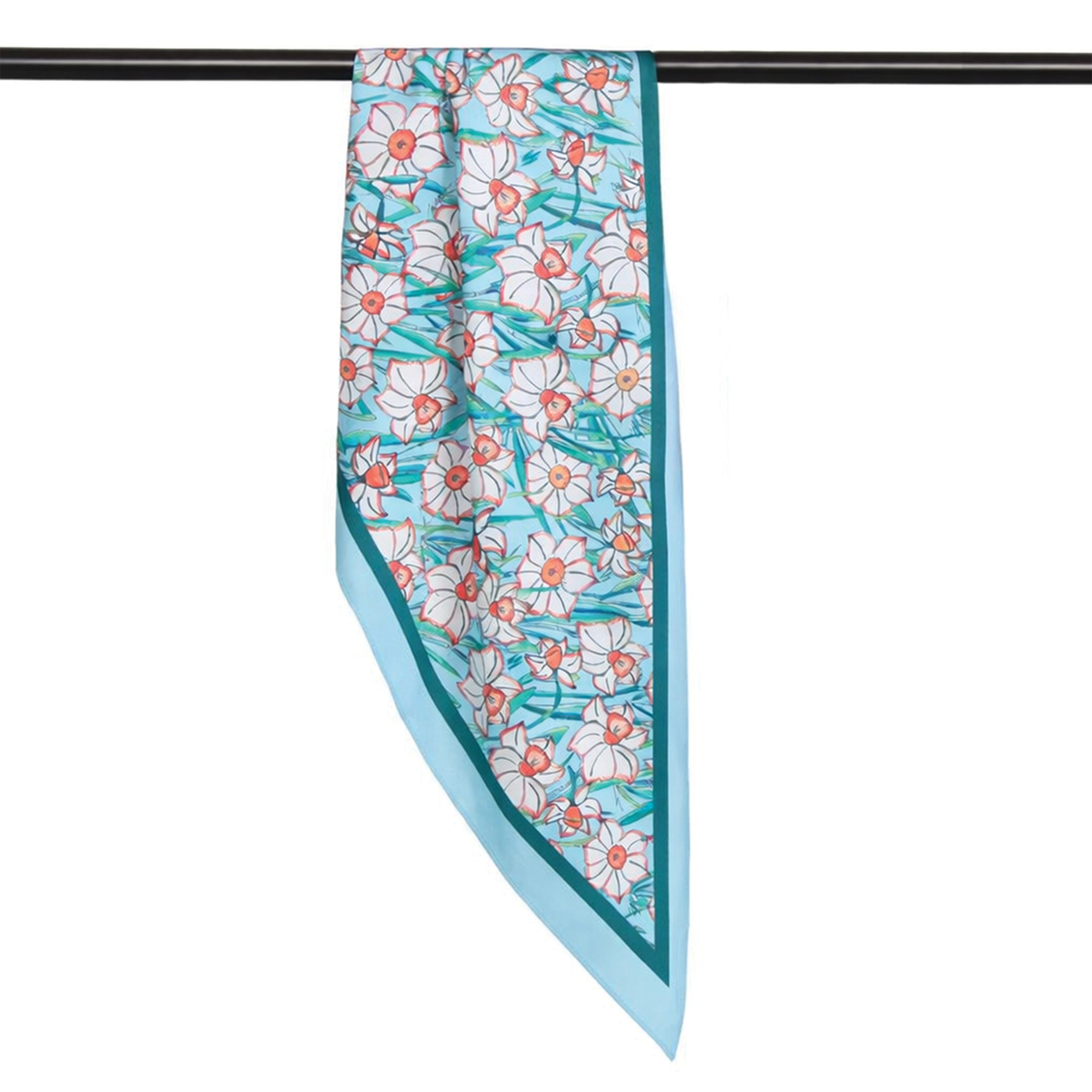 Floral Print Triangle Scarf - Charming Charlie