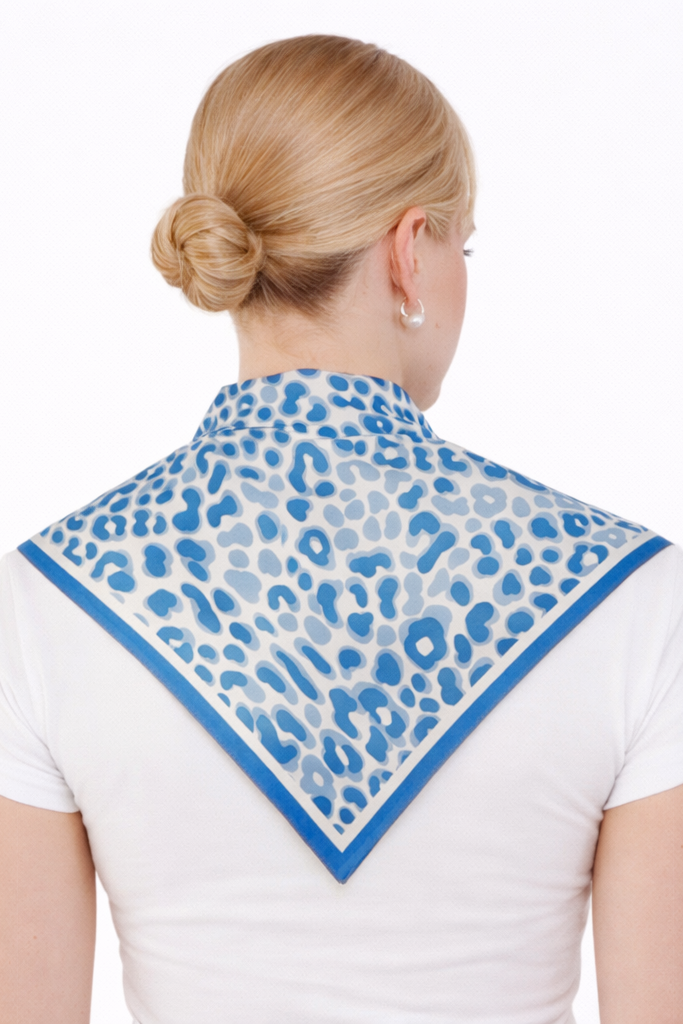 Leopard Print Triangle Scarf - Charming Charlie