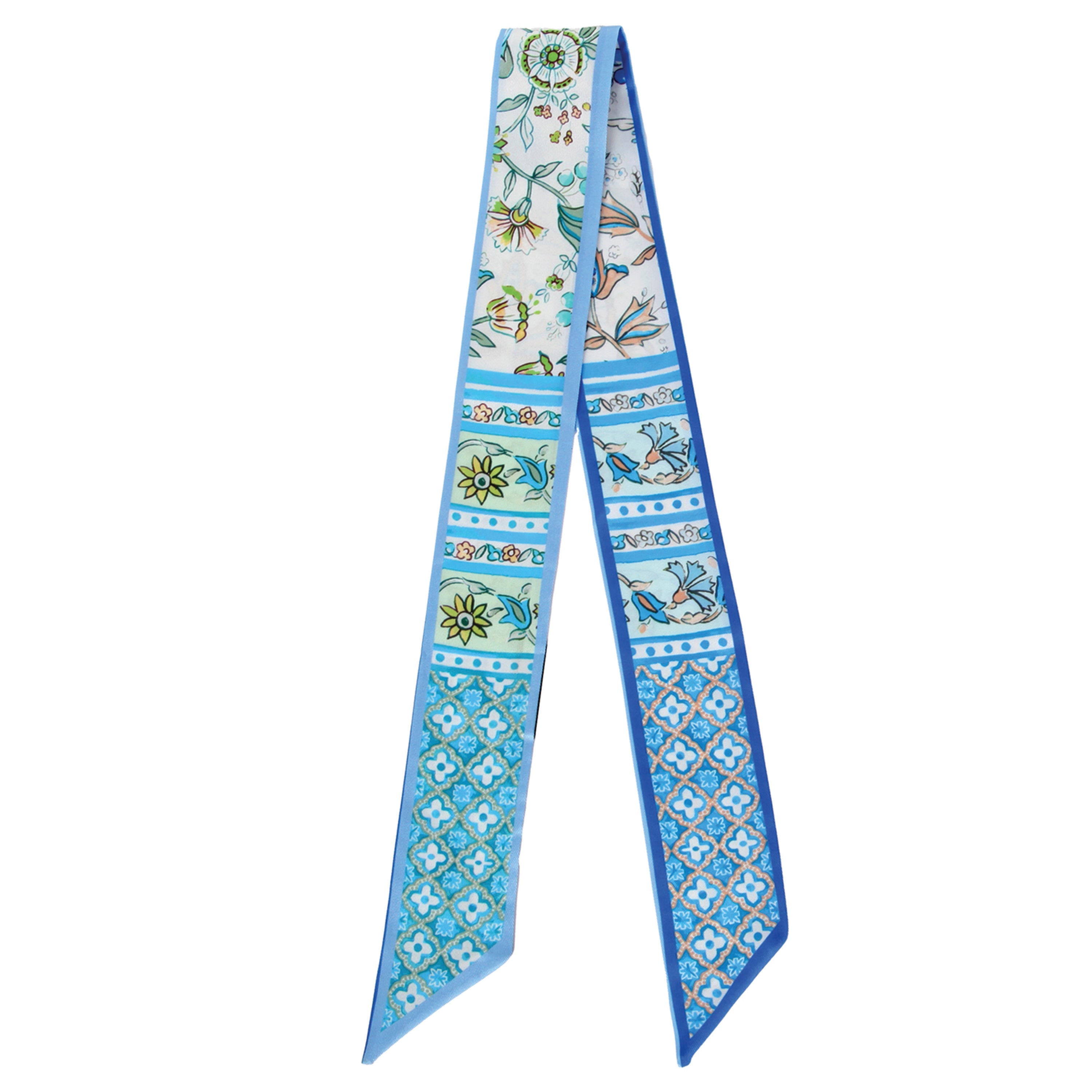 Folk Motif Skinny Scarf - Charming Charlie
