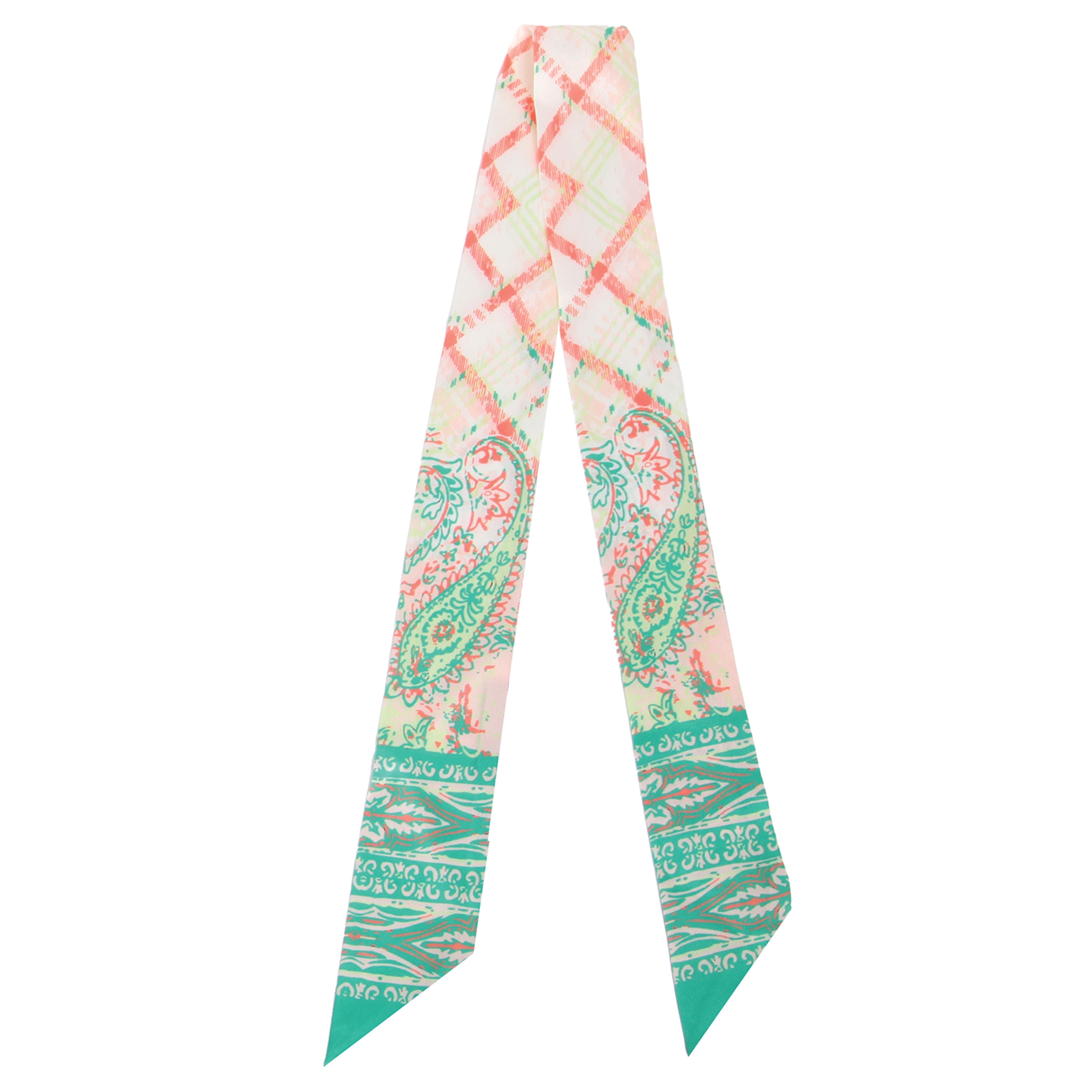 Paisley Mix Skinny Scarf - Charming Charlie