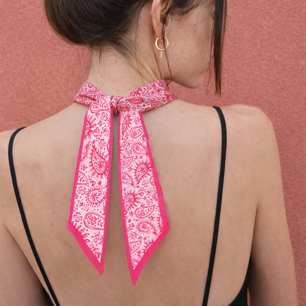 Paisley Line Skinny Scarf - Charming Charlie