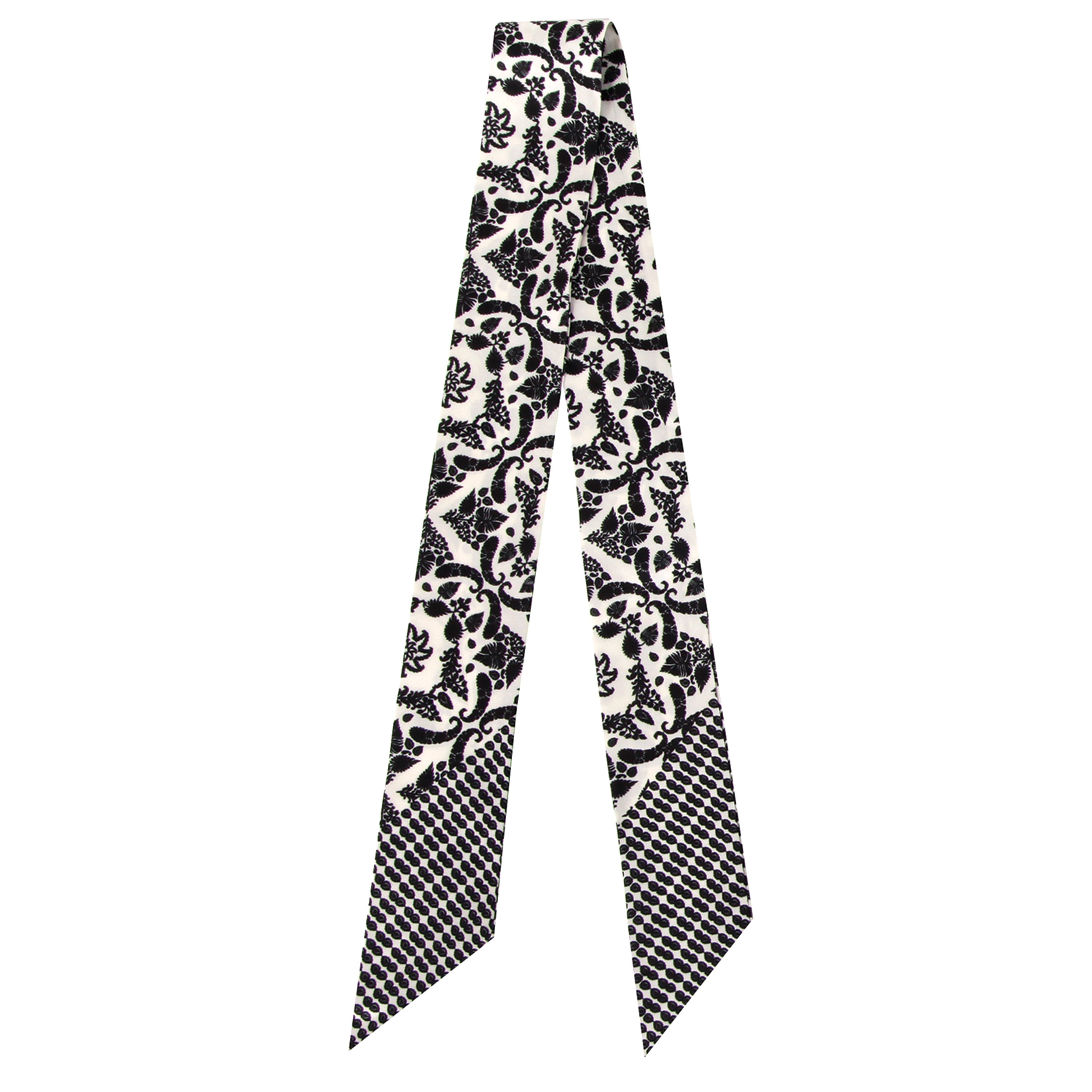 Classic Motif Skinny Scarf - Charming Charlie