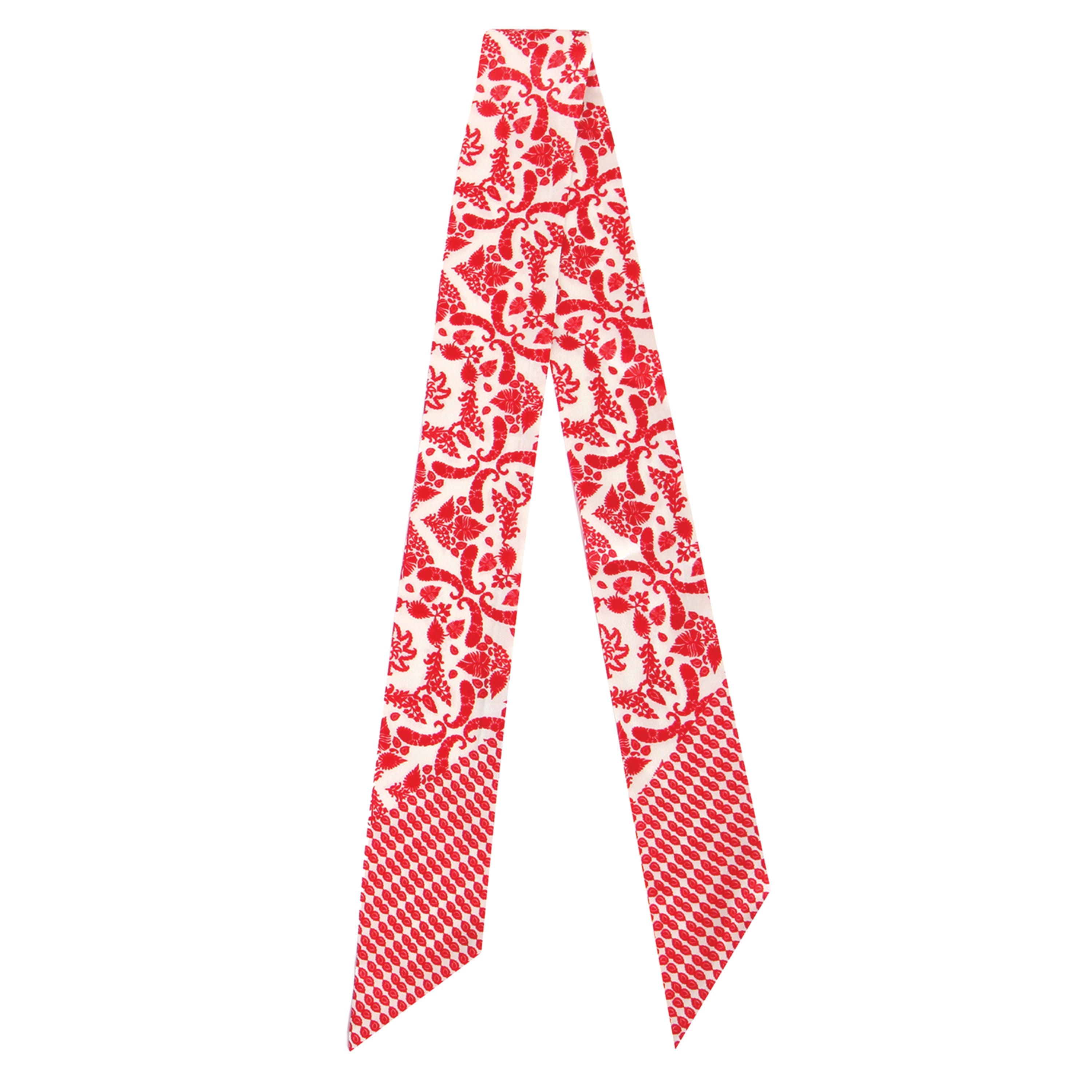 Classic Motif Skinny Scarf - Charming Charlie