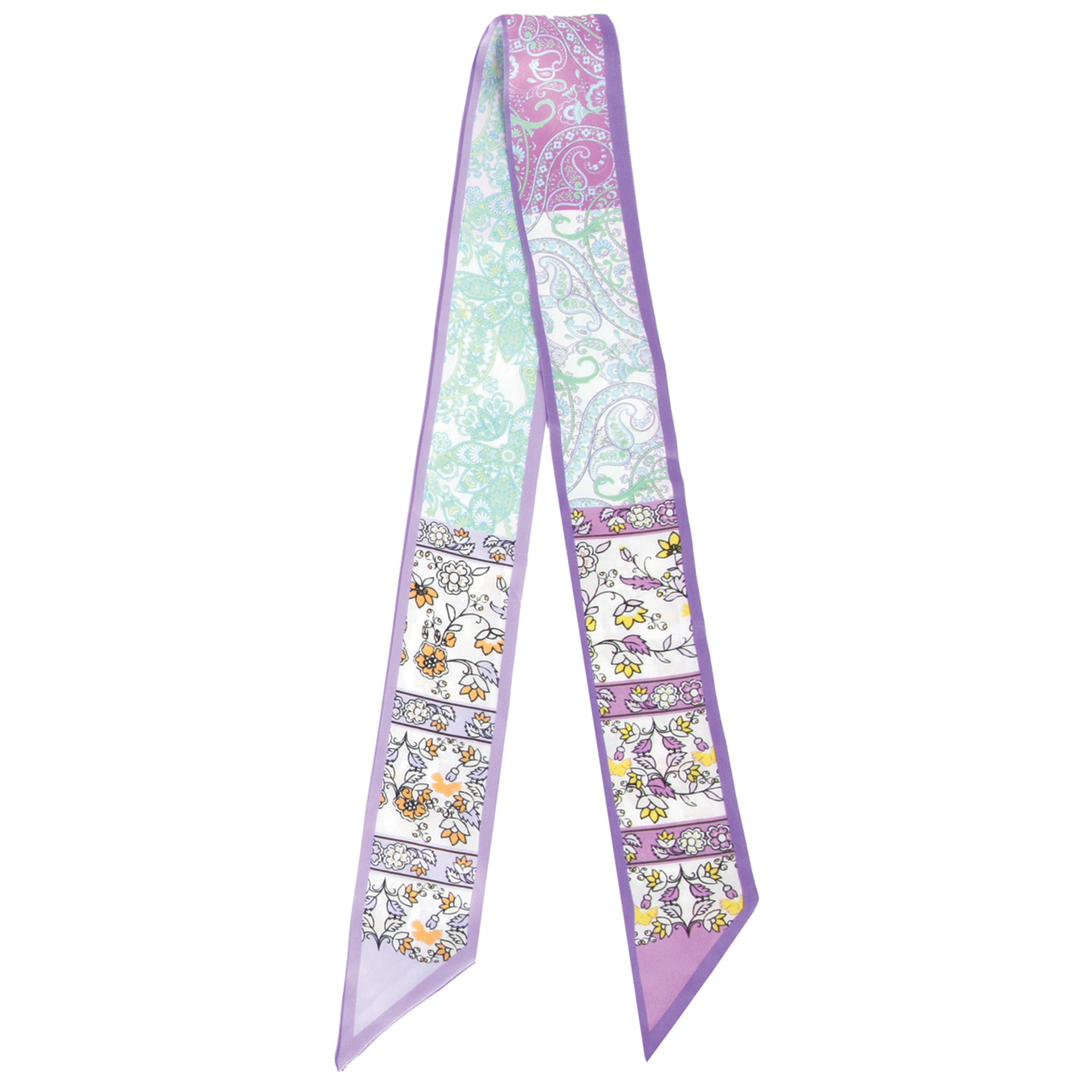 Icon Pattern Skinny Scarf - Charming Charlie