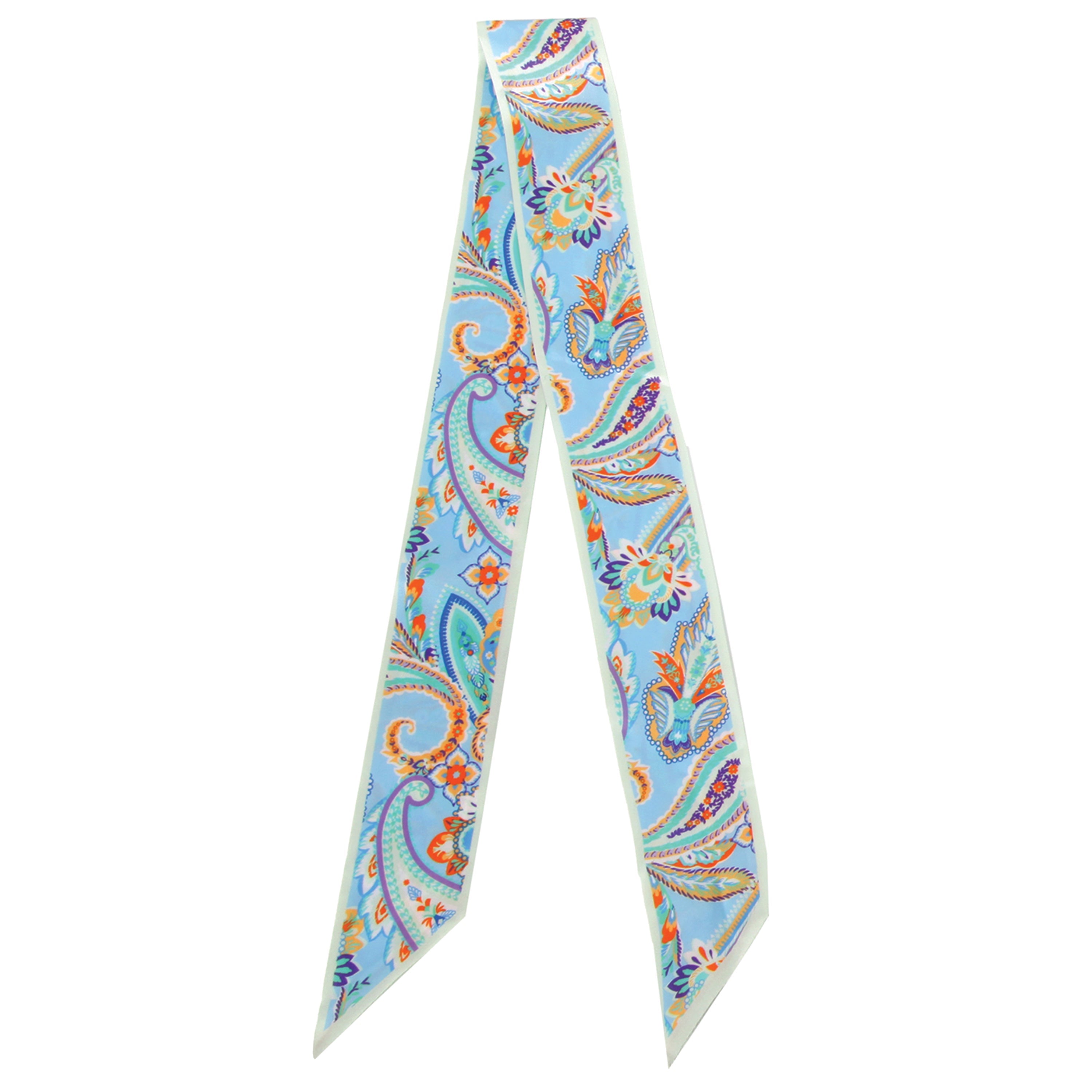 Botanical Stripe Skinny Scarf - Charming Charlie