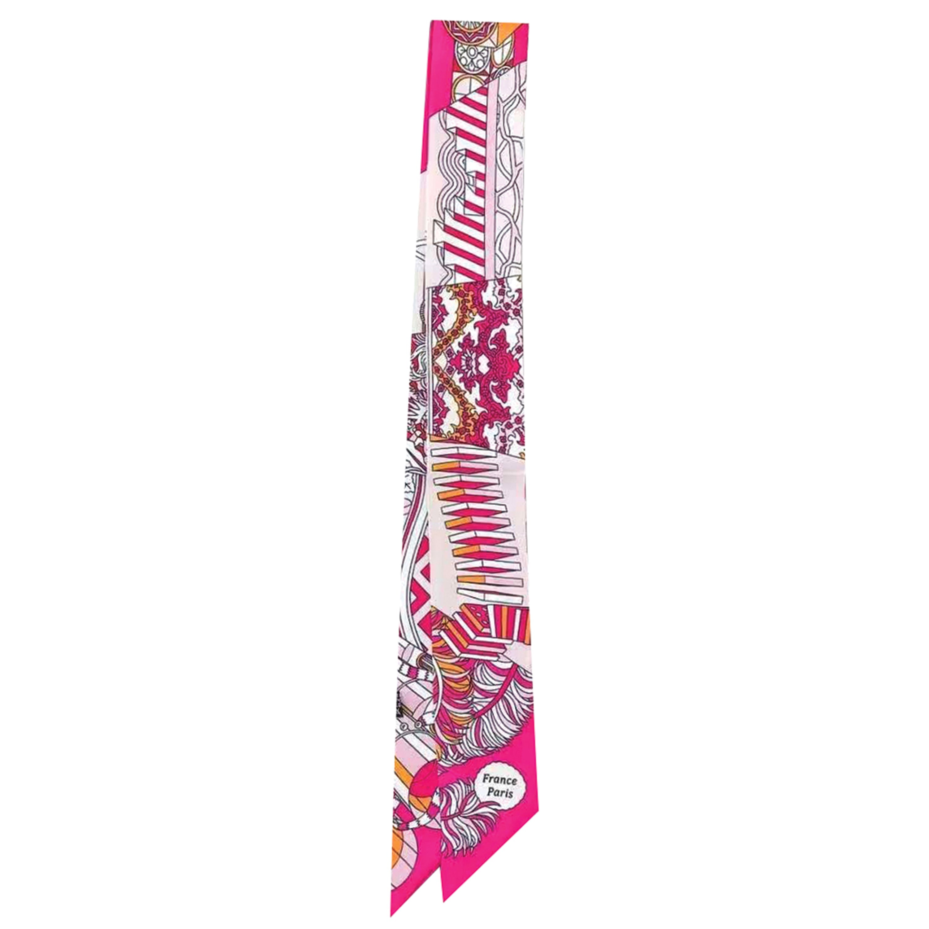 Stripe Collage Skinny Scarf - Charming Charlie