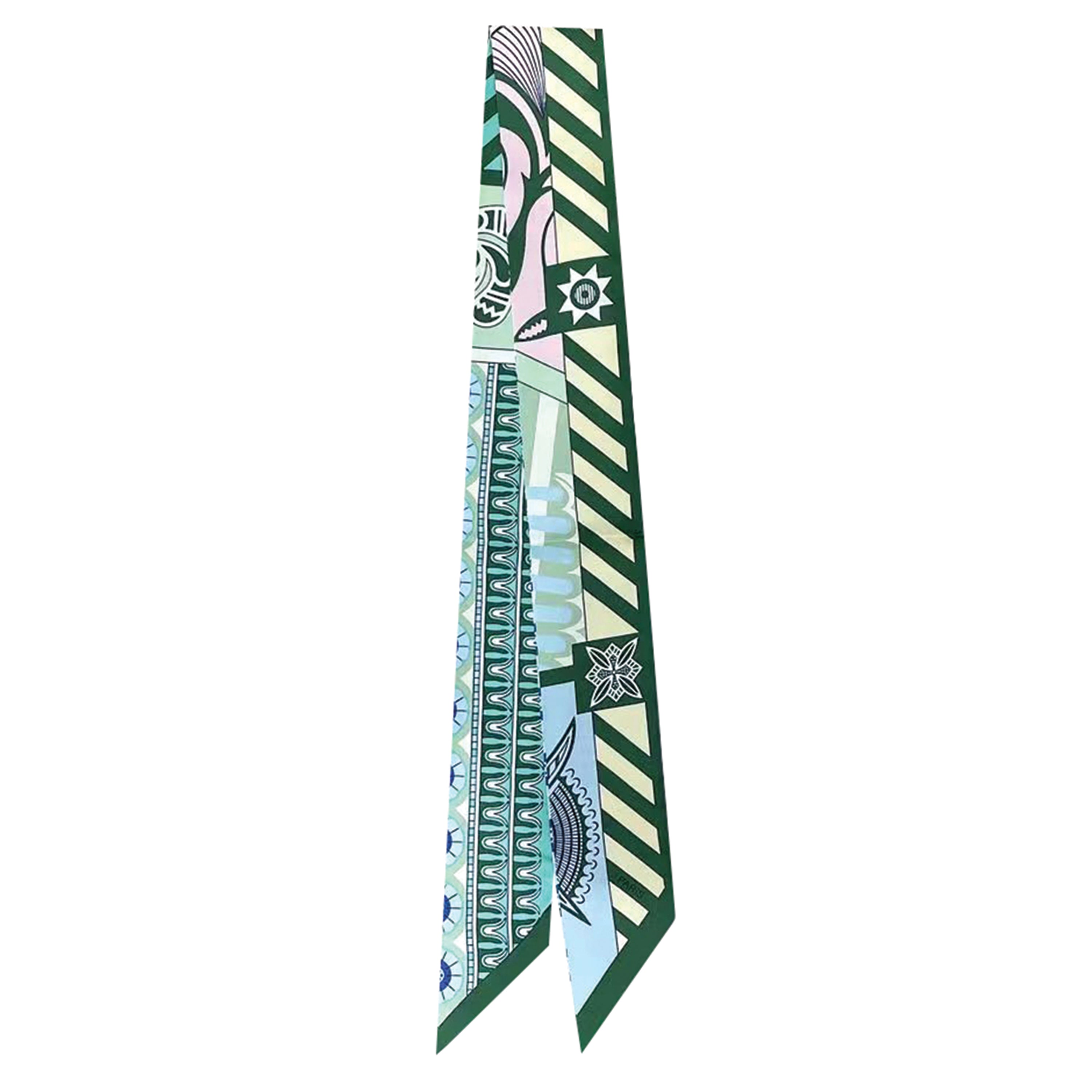 Icon Stripe Skinny Scarf - Charming Charlie