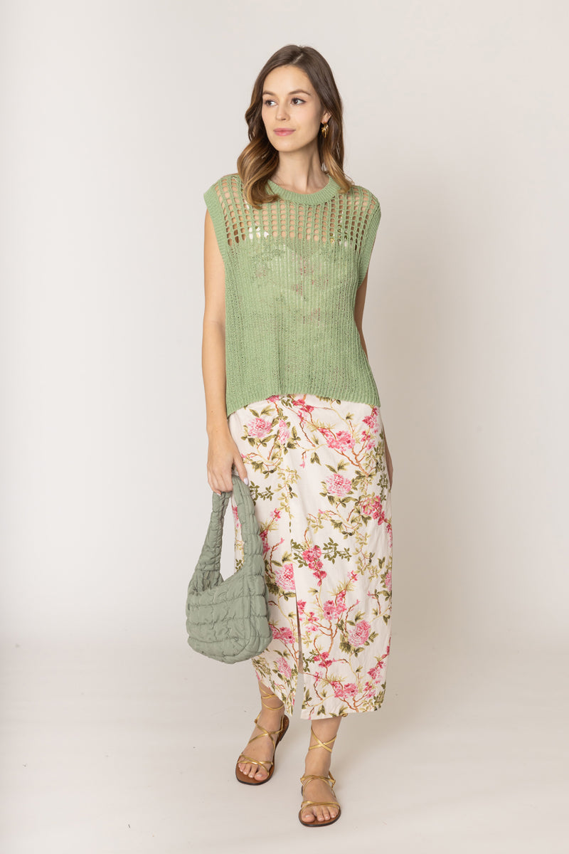 Chest Blocked Crochet Poncho - Charming Charlie