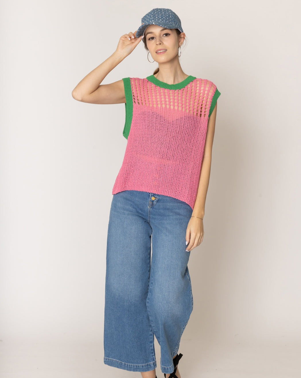 Chest Blocked Crochet Poncho - Charming Charlie