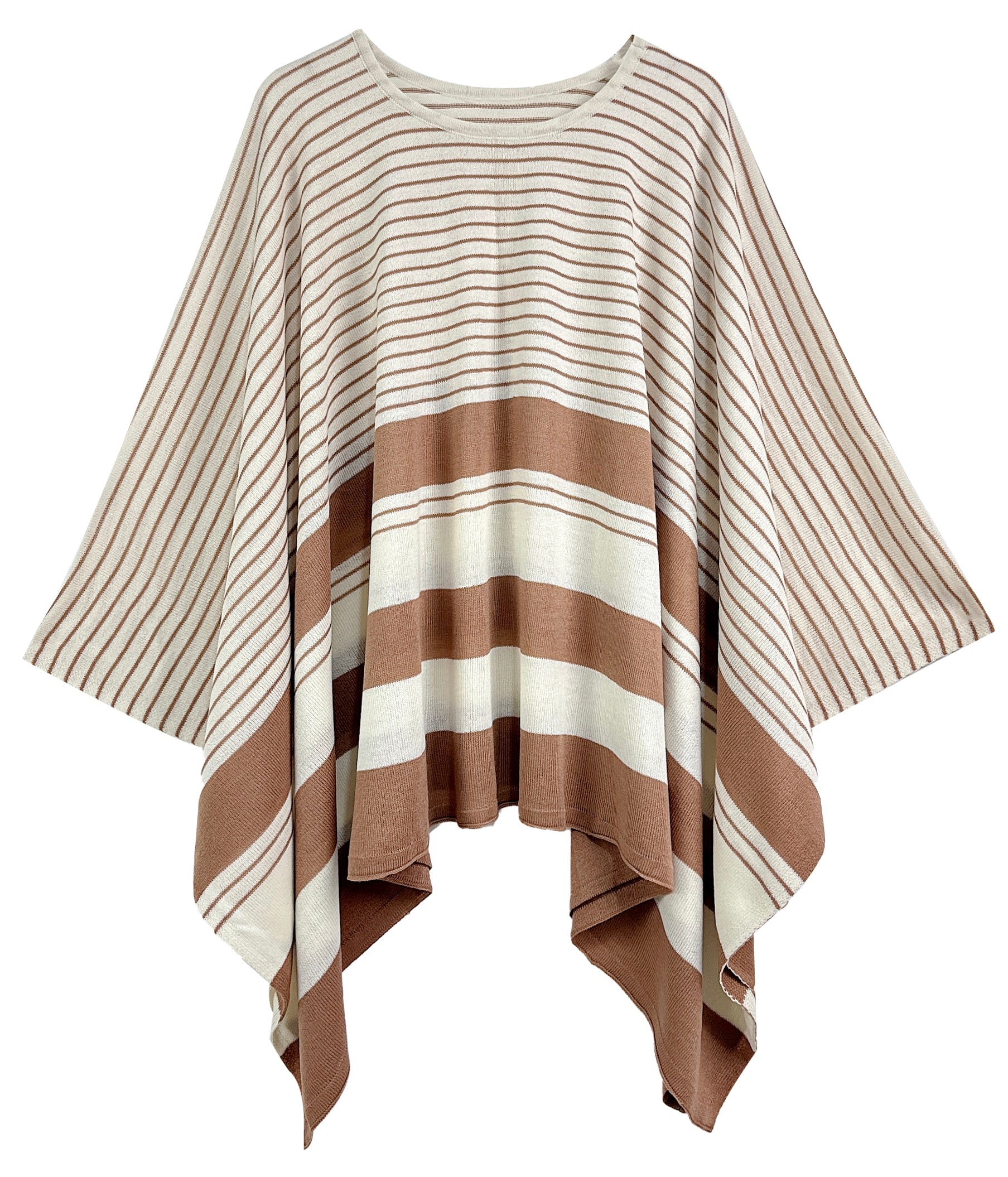 Stripe Poncho - Charming Charlie