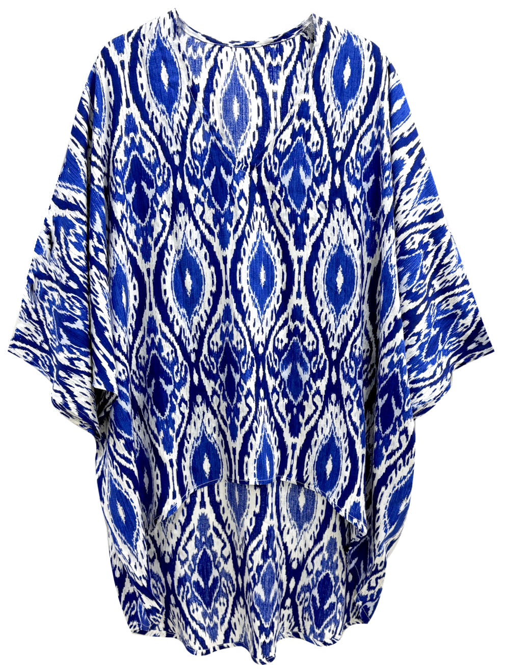 Ikat Hi-Lo Tunic Poncho - Charming Charlie