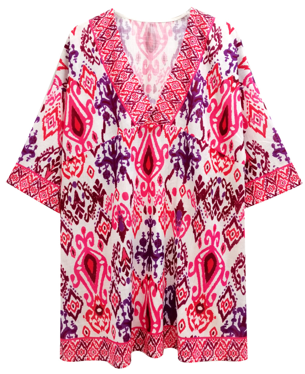 Ikat Print Poncho - Charming Charlie