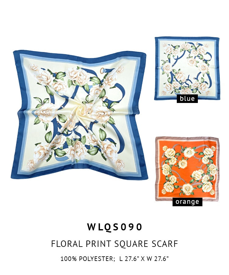 Floral Print Square Scarf - Charming Charlie