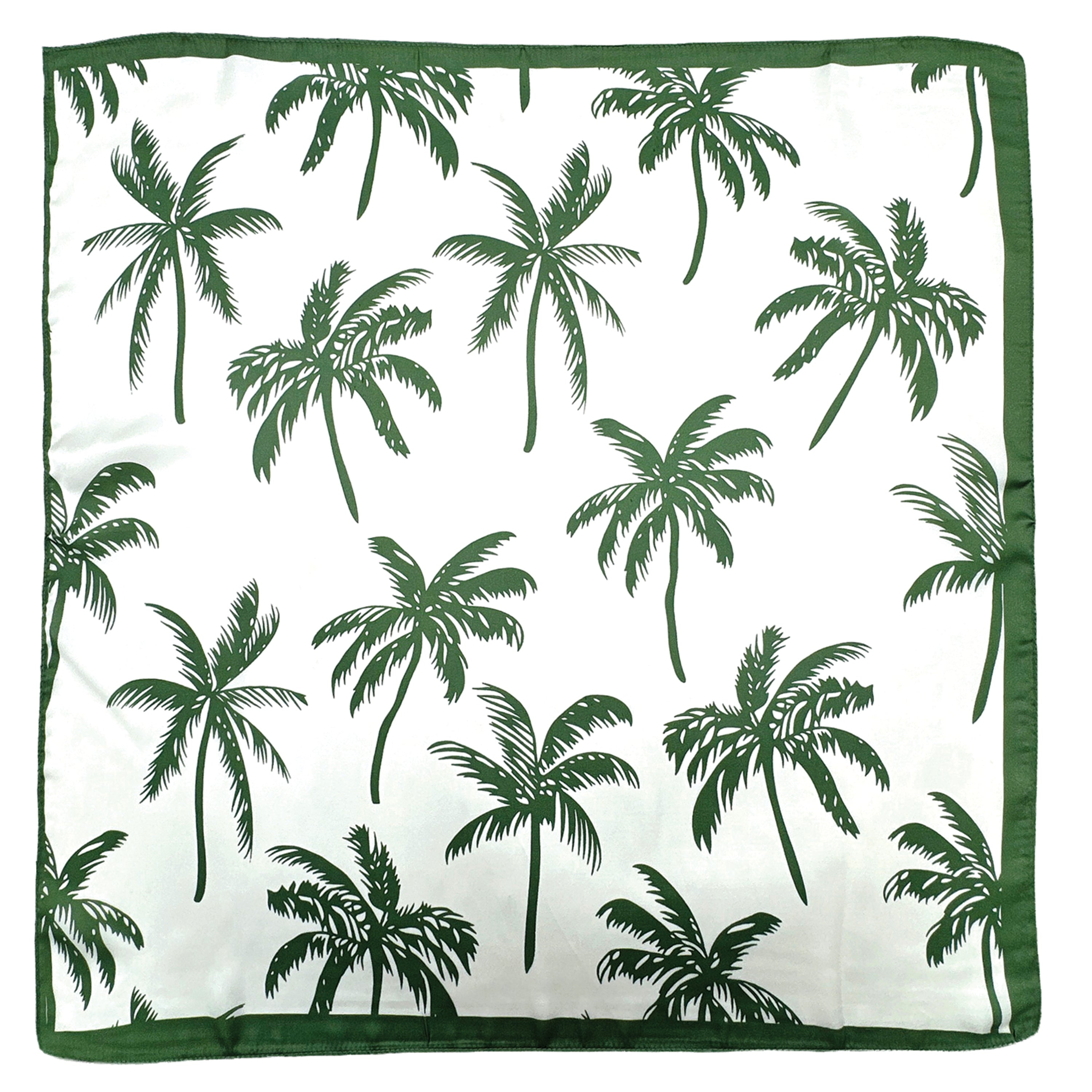 Palm Tree Print Square Scarf - Charming Charlie
