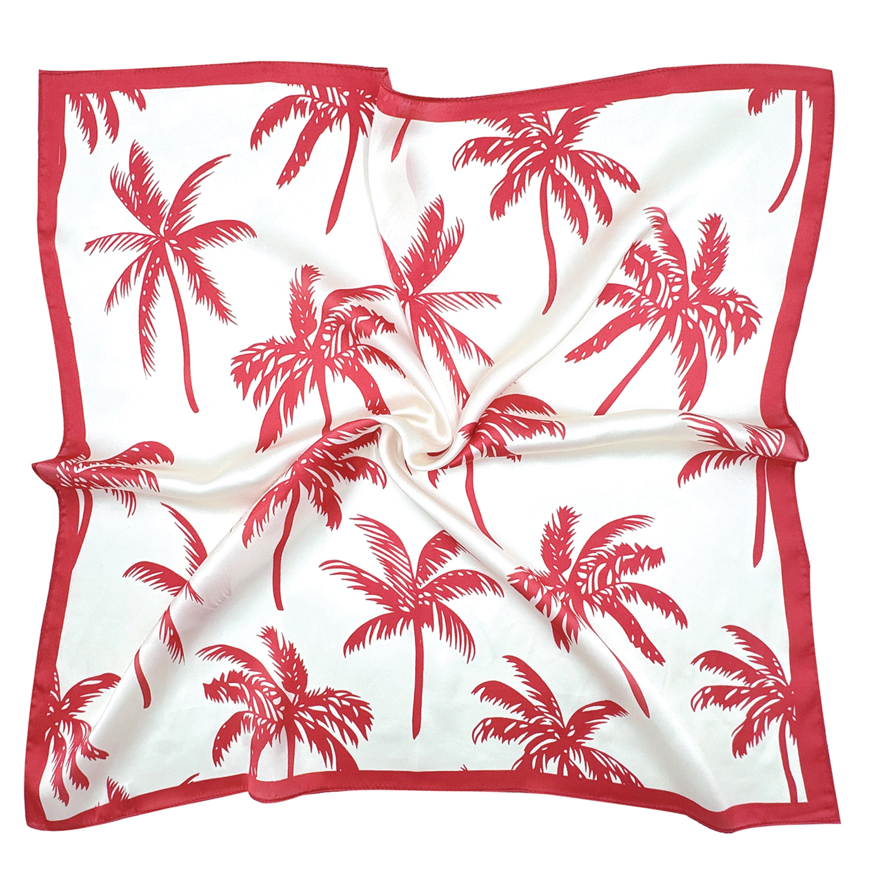 Palm Tree Print Square Scarf - Charming Charlie